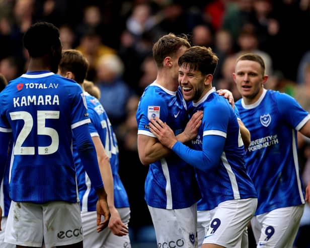 The goals have been flowing for Pompey in their recent upturn in results. Pic: PA