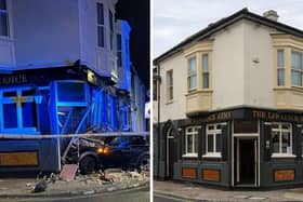 The Lawrence Arms in Southsea is thriving a year after a car smashed into the side of the building.
