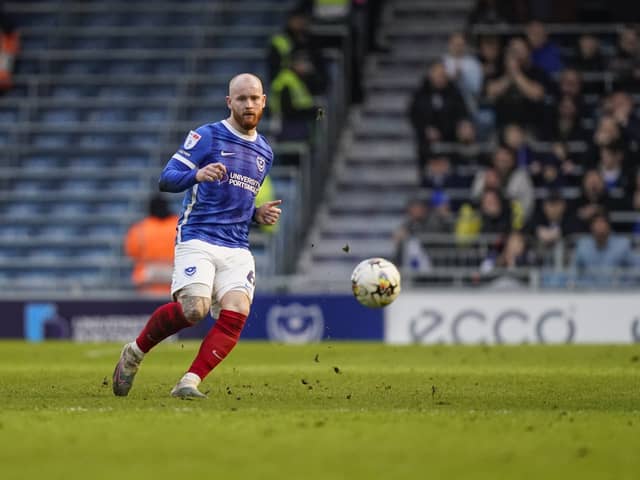 Pompey defender Connor Ogilvie has been in excellent form. Pic: Jason Brown/ProSportsImages