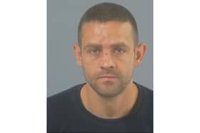 A 35-year-old man from Eastleigh has been jailed for seven years for historic child sex offences. Pictured: Nathan Anthony Savory

