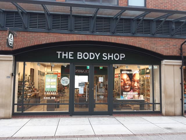 The Body Shop in Gunwharf Quays will not be affected by the recently announced wave of closures.