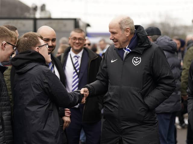 Pompey chairman Michael Eisner was present at Pompey's past two league games during his most recent visit to Portsmouth