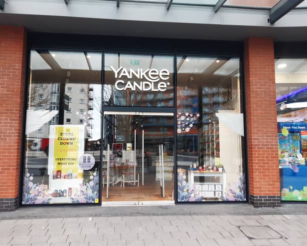 The Yankee Candle shop in Gunwharf Quays is set to shut, according to signage on the shopfront.