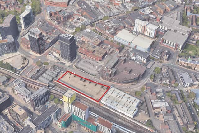 Plans have been unveiled for a £45m four storey office building at the former Matalan car park site. 