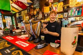 Shenanigans Irish Bar and Cafe has been reopened under new management. 

Pictured: Max Irwin - Team Member of Shenanigans Picture: Marcin Jedrysiak