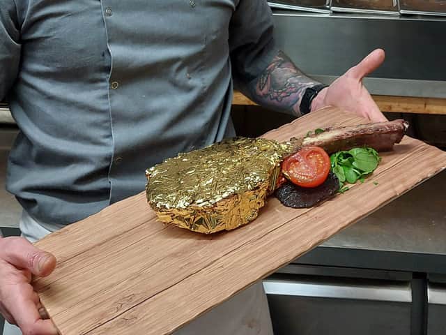 Relentless have reintroduced the gold steak to their menu which has proven popular with their customers.