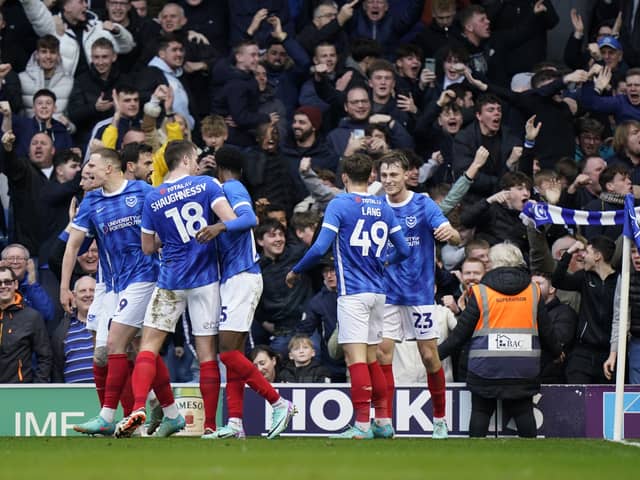Pompey's Conor Shaughnessy has spoken of happiness on and off the pitch - and a invigorated Blues team spirit. Pic: Jason Brown/ProSportsImages