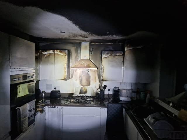 Firefighters from Hightown and Bishop’s Waltham rushed to the scene in Langtry Crescent, Bursledon, on Sunday night (February 18). Picture: HIWFRS