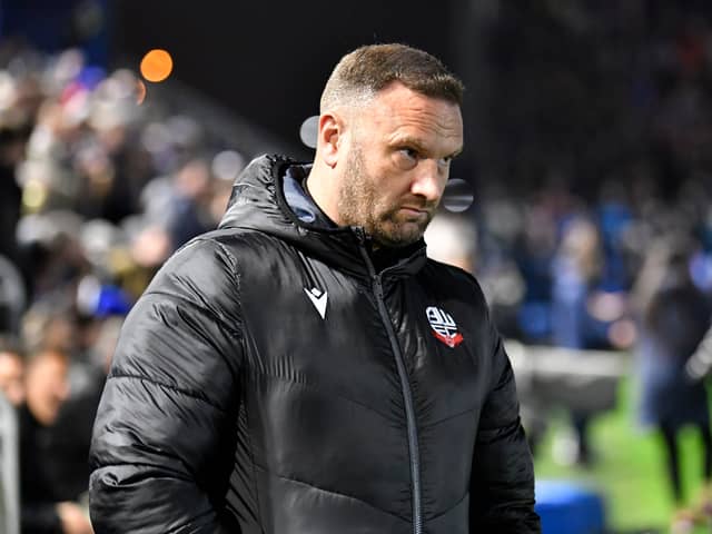 Bolton boss Ian Evatt feels his side have challenges to overcome in promotion battle with Pompey. Pic: Graham Hunt/ProSportsImages