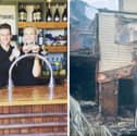 The Osborne View pub was destroyed by a fire in the early hours of Wednesday, February 22.