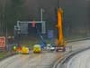 M27: Motorway reopens after gantry is removed at site of fatal crash