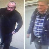 Police are looking for these two men after a shoplifting incident in Hedge End.