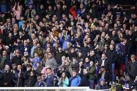 Pompey took 3,155 fans to Charlton for the 0-0 draw. Pic: Jason Brown/ProSportsImages