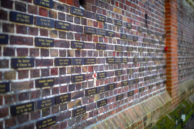 Normandy Memorial Wall in Southsea. Picture: UK MOD Crown Copyright
