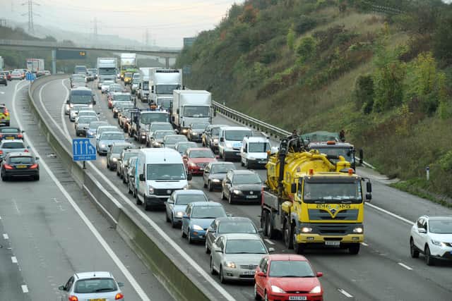 The M27 in Portsmouth 