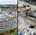 News Centre demolition - before and after
