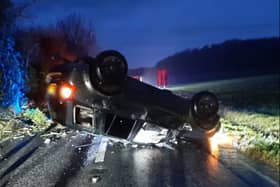 The A32 Droxford was closed last night whilst emergency services dealt with a road traffic collision. The police said that the collision was a result of alcohol and heavy rain. 