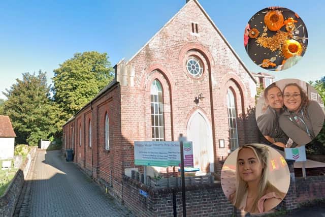 Brook Clarke (left) is desperately trying to register a new nursery setting in Purbrook to take the place of a nursery that she managed which is being closed down imminently. She is working alongside her colleagues, Charlie Kemp and Becky Cole