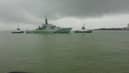 HMS Tyne sailing into her home port of Portsmouth on February 29, 2024. Picture: The News.