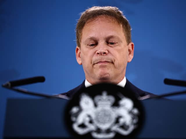 Defence secretary Grant Shapps was quizzed about the MoD plans. Picture: HENRY NICHOLLS/AFP via Getty Images.