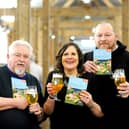 The Hampshire Fare Local Produce Guide was launched at the Powder Monkey Brewery in Gosport on Thursday, February 29.

Pictured(l-r) Andy Burdon, CEO of Powder Monkey, Natasha Dochniak, commercial manager at Hampshire Fare and former England rugby union star Steve Thompson MBE.