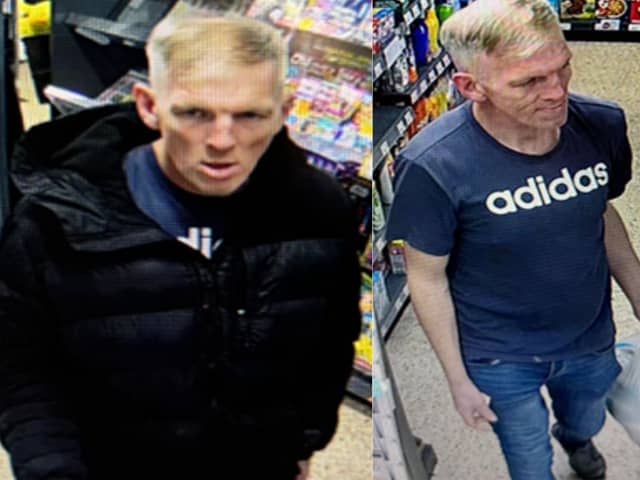 Officers investigating two shoplifting incidents in Eastleigh would like to speak to him in connection with their enquiries.