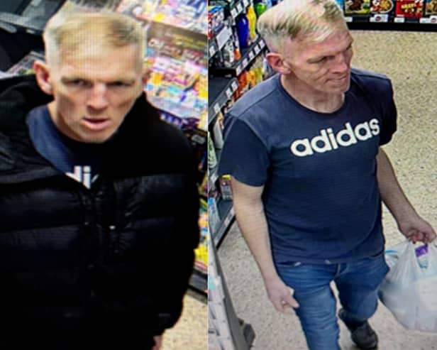 Officers investigating two shoplifting incidents in Eastleigh would like to speak to him in connection with their enquiries.