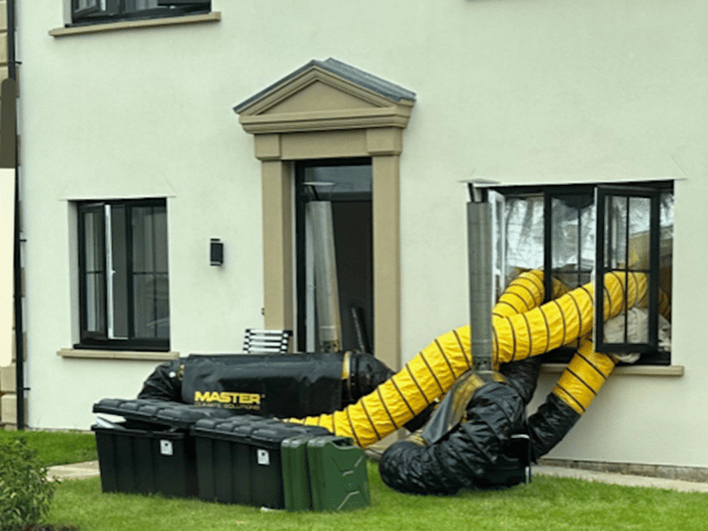 Diane Jackson, 61, and partner Mark, 59, have seen their £320,000 new build home turn into a nightmare after mould and beetle infestation riddled the building. (Credit: SWNS)