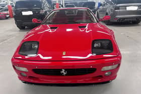 A red Ferrari, worth £350,000, that was stolen from former Formula One driver Gerhard Berger during the Italian San Marino Grand Prix in 1995 has been recovered. (Photo: Metropolitan Police)