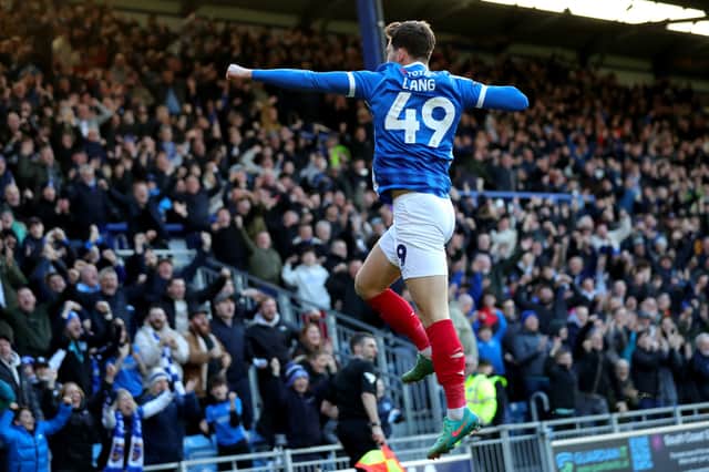 It has been quite a journey which has brought Callum Lang to Fratton Park. Picture: PA