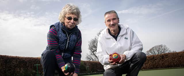 Jackie Buckley and Mark Edwards are hoping to encourage younger people to take up bowls and join Waterlooville Bowling Club.