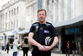 Pictured is: Chief Constable Scott Chilton in Commercial Road, Portsmouth, on Monday, March 4, 2024.