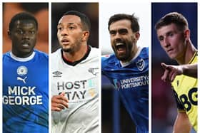 From left to right: Ephron Mason-Clark, Nathaniel Mendez-Laing, Marlon Pack and Cameron Brannagan are among League One's top players this season.