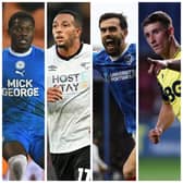 From left to right: Ephron Mason-Clark, Nathaniel Mendez-Laing, Marlon Pack and Cameron Brannagan are among League One's top players this season.