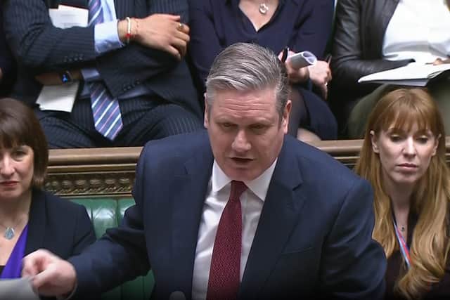 Labour leader Sir Keir Starmer slammed the Conservative budget and said it was a last-ditch effort by a party that has "failed". Pictured is the Labour leader on Wednesday February 28, 2024. Picture: House of Commons/UK Parliament/PA Wire