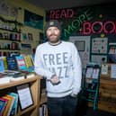Pigeon Books in Southsea, Portsmouth faces threat of closure on Wednesday 6th March 2024

Pictured: Owner Phil Davies at Pigeon Books in Southsea