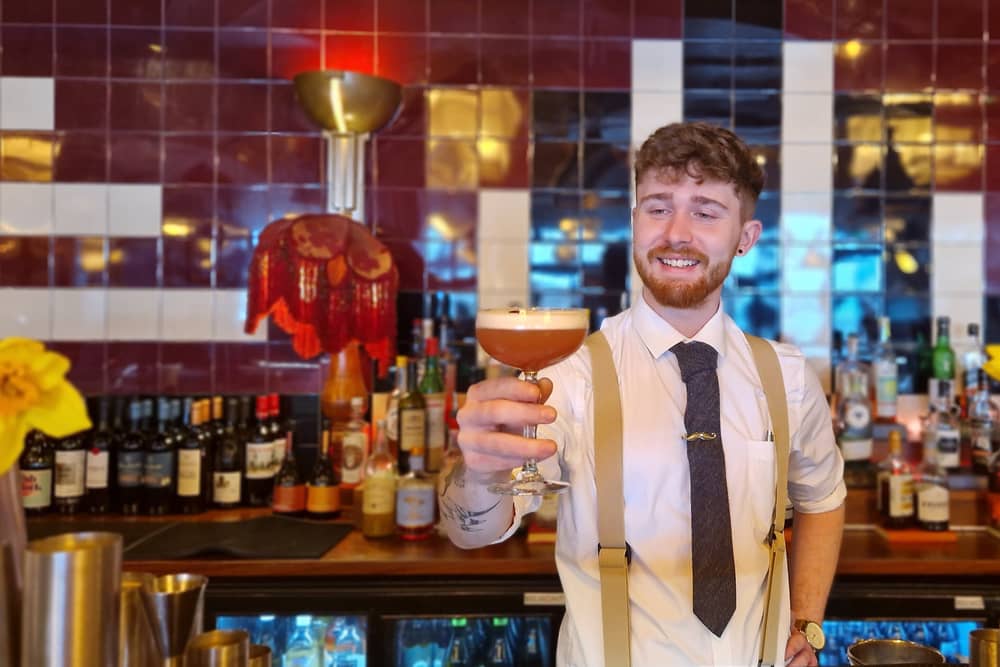The Cosy Club, Gunwharf Quays, has created a special cocktail, known as the Mumosa, to celebrate Mother's Day. 

Pictured: Freddie Harris 