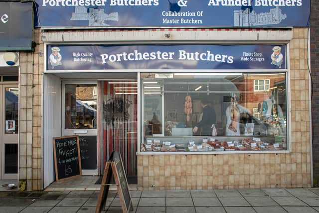 Feature story on Portchester Butchers, Portchester 

Pictured: GV of Portchester Butchers
Picture: Habibur Rahman