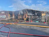 Firefighters have spent over 24 hours dealing with a huge fire near St Mary's Football Stadium. 

Picture credit: HIWFRS 