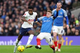 Zak Swanson produced a man-of-the-match display against Spurs in the FA Cup in January 2023. Picture: Getty Images