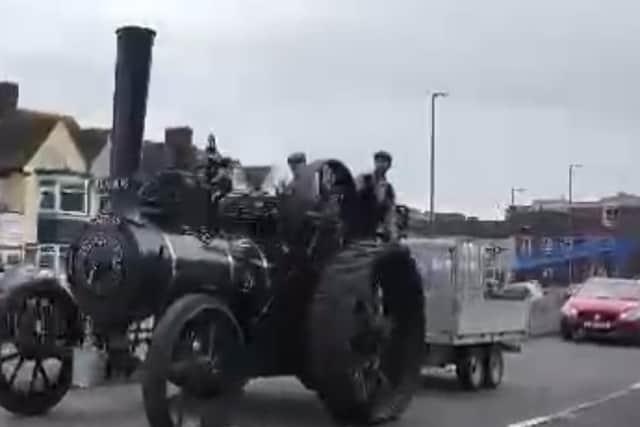Steam truck in Portsmouth 