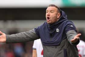 Bolton boss Ian Evatt