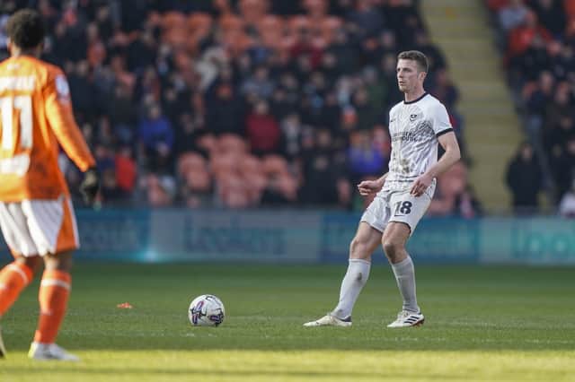 Gaffer For A Day Tony Brooks chose Conor Shaughnessy as his man of the match against Blackpool. Picture: Jason Brown/ProSportsImages