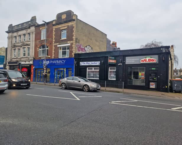 The Blue Anchor pub in North End is to let.