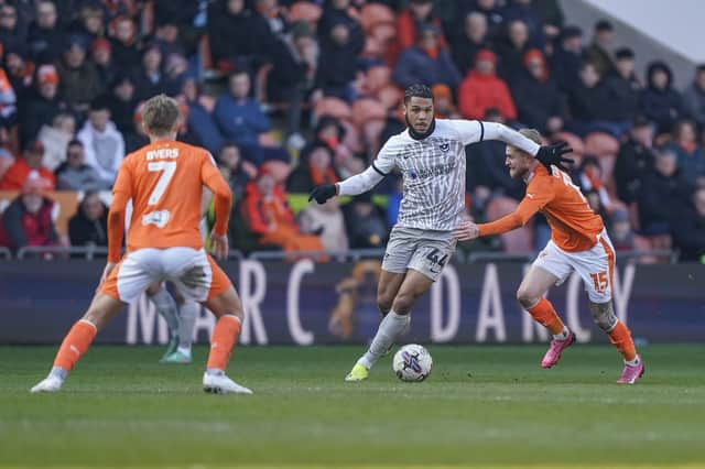 Myles Peart-Harris was substituted at half-time at Blackpool. Picture: Jason Brown/ProSportsImages