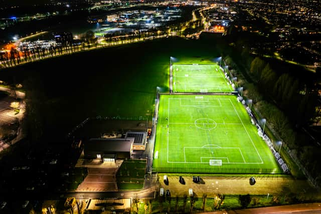 Incredible drone footage has captured the most recent pictures of the King George V Playing Fields in Cosham. 

Picture: Marcin Jedrysiak