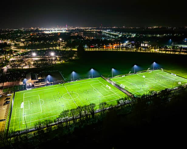 Incredible drone footage has captured the most recent pictures of the King George V Playing Fields in Cosham. 

Picture: Marcin Jedrysiak