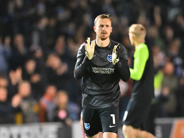 Pompey keeper Will Norris. Pic: Graham Hunt/ProSportsImages