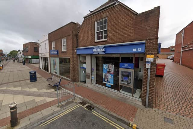 Halifax in Cosham High Street will be closing soon, with the company blaming reducing footfall for the closure. Picture: Google Street View.