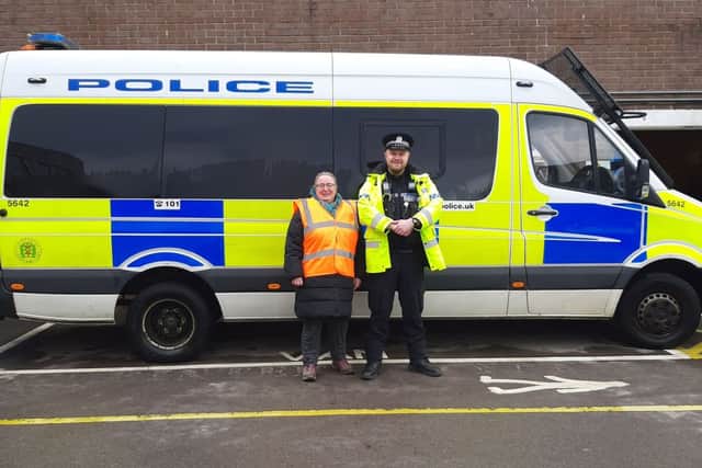 Police and licence officers patrolled Waterlooville after reports of people selling goods without consent. Picture: Havant Police.